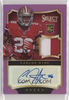 Rookie Autograph Jerseys - Carlos Hyde #/15