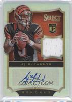 Rookie Autograph Jerseys - AJ McCarron #/49