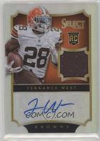 Rookie Autograph Jerseys - Terrance West #/99