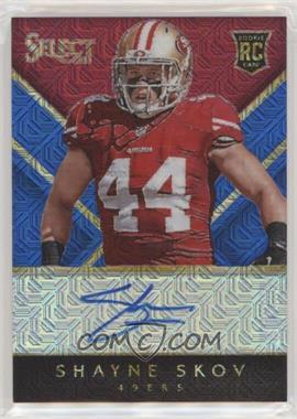 2014 Panini Select - Rookie Autographs - Blue Mojo Prizm #RA-SS - Shayne Skov /10