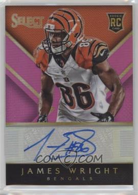 2014 Panini Select - Rookie Autographs - Fuchsia Prizm #RA-JWR - James Wright /199