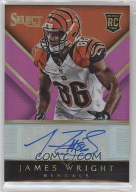 2014 Panini Select - Rookie Autographs - Fuchsia Prizm #RA-JWR - James Wright /199