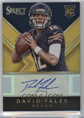 2014 Panini Select - Rookie Autographs - Gold Prizm #RA-DF - David Fales /5