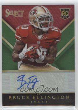 2014 Panini Select - Rookie Autographs - Green Prizm #RA-BE - Bruce Ellington /5