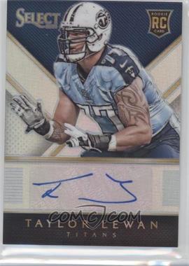 2014 Panini Select - Rookie Autographs - Silver Prizm #RA-TL - Taylor Lewan /99