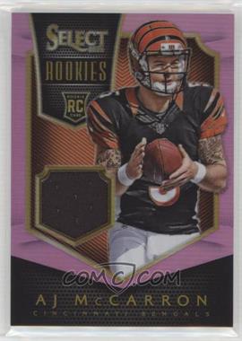 2014 Panini Select - Select Rookies Jersey - Fuchsia Prizm #RJ-AJ - AJ McCarron /199