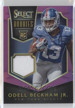 2014 Panini Select - Select Rookies Jersey - Purple Prizm Prime #RJ-OB - Odell Beckham Jr. /35