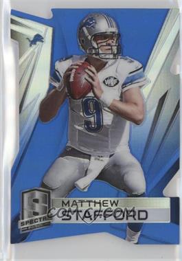 2014 Panini Spectra - [Base] - Blue Prizm Die-Cut #24 - Matthew Stafford /25