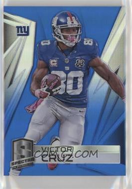 2014 Panini Spectra - [Base] - Blue Prizm #127 - Victor Cruz /49