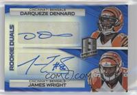 Rookie Dual Autographs - Darqueze Dennard, James Wright #/49