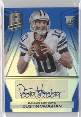 2014 Panini Spectra - [Base] - Blue Prizm #315 - Rookie Autographs - Dustin Vaughan /49