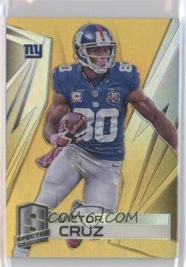 2014 Panini Spectra - [Base] - Gold Prizm #127 - Victor Cruz /25