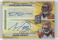 Rookie Dual Autographs - Darqueze Dennard, James Wright #/25