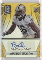 Rookie Autographs - Brandon Coleman #/25