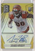 Rookie Autographs - James Wright #/25