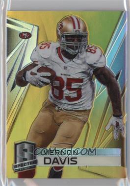 2014 Panini Spectra - [Base] - Gold Prizm #93 - Vernon Davis /25