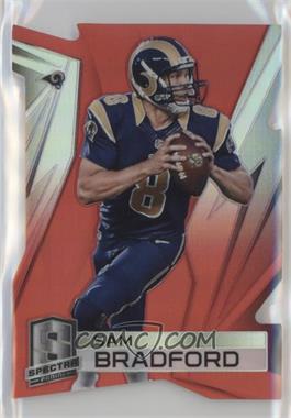 2014 Panini Spectra - [Base] - Red Prizm Die-Cut #25 - Sam Bradford /5