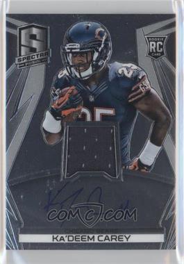 2014 Panini Spectra - [Base] #232 - Rookie Jersey Autographs - Ka'Deem Carey /149