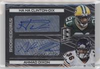 Rookie Dual Autographs - Ahmad Dixon, Ha Ha Clinton-Dix #/149