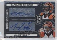 Rookie Dual Autographs - Darqueze Dennard, James Wright #/149