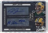 Rookie Dual Autographs - Jeff Janis, Richard Rodgers #/149