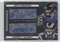 Rookie Dual Autographs - Garrett Gilbert, Keith Wenning #/149