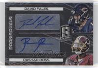 Rookie Dual Autographs - David Fales, Rashad Ross #/149