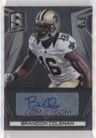 Rookie Autographs - Brandon Coleman #/149