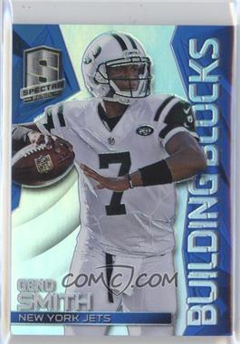 2014 Panini Spectra - Building Blocks - Blue Prizm #6 - Geno Smith /49