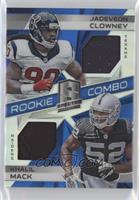 Jadeveon Clowney, Khalil Mack #/49