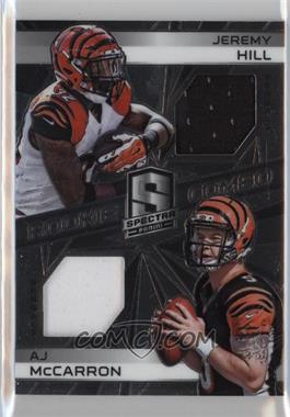 2014 Panini Spectra - Combo Rookie Jerseys #CR-JA - AJ McCarron, Jeremy Hill /199