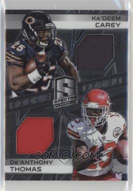 2014 Panini Spectra - Combo Rookie Jerseys #CR-KD - De'Anthony Thomas, Ka'Deem Carey /199