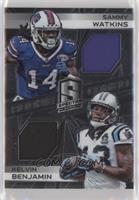 Kelvin Benjamin, Sammy Watkins #/199