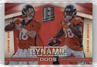 Demaryius Thomas, Peyton Manning #/10