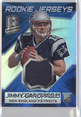 2014 Panini Spectra - Rookie Jerseys - Blue Prizm #RJ-AG - Jimmy Garoppolo /49