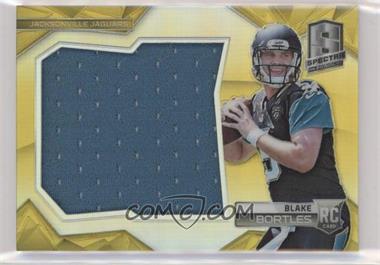 2014 Panini Spectra - Rookie Jumbo Jerseys - Gold Prizm #RJJ-BB - Blake Bortles /25