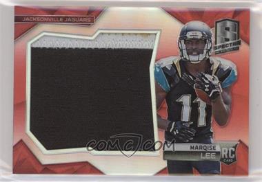 2014 Panini Spectra - Rookie Jumbo Jerseys - Red Prizm Patches #RJJ-ML - Marqise Lee /10
