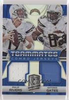 Antonio Gates, Philip Rivers #/49