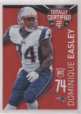 2014 Panini Totally Certified - [Base] - Mirror Platinum Red #133 - Dominique Easley /25
