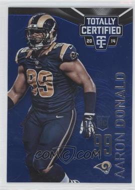 2014 Panini Totally Certified - [Base] - Platinum Blue #151 - Aaron Donald /50