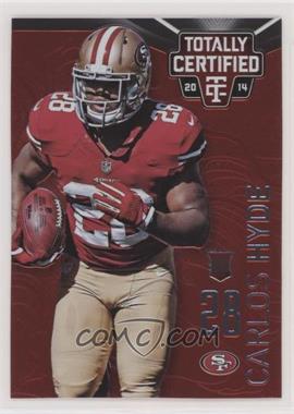 2014 Panini Totally Certified - [Base] - Platinum Red #194 - Carlos Hyde /100