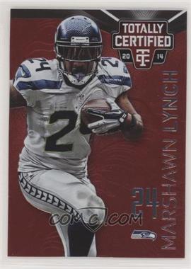 2014 Panini Totally Certified - [Base] - Platinum Red #82 - Marshawn Lynch /100