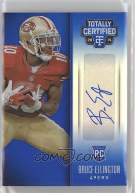 2014 Panini Totally Certified - [Base] - Rookie Signatures Mirror Blue #147 - Bruce Ellington /10