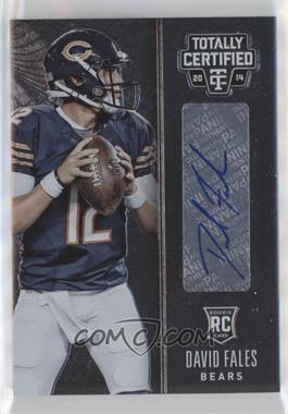 2014 Panini Totally Certified - [Base] - Rookie Signatures #111 - David Fales