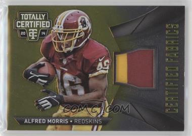 2014 Panini Totally Certified - Certified Fabrics - Gold Prime #CF-AM - Alfred Morris /25