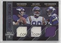 Fran Tarkenton, Cris Carter, Teddy Bridgewater #/25