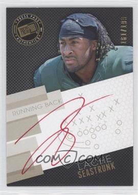 2014 Press Pass - Signings - Gold X's & O's Red Ink #PPS-LS - Lache Seastrunk /199