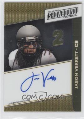 2014 Press Pass Showbound - [Base] - Gold #SB-JV - Jason Verrett