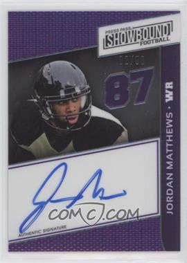 2014 Press Pass Showbound - [Base] - Purple #SB-JM2 - Jordan Matthews /50