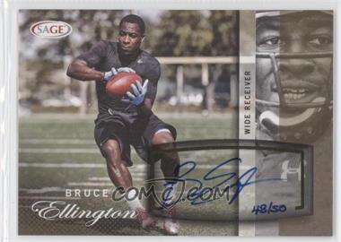 2014 SAGE Autographed Football - [Base] - Gold #A19 - Bruce Ellington /50